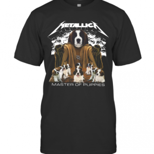 Metallic Bernard Master Of Puppies T-Shirt