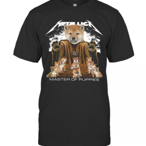 Metallic Shiba Inu Master Of Puppies T-Shirt