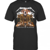 Metallic Staffordshire Bull Terrier Master Of Puppies T-Shirt