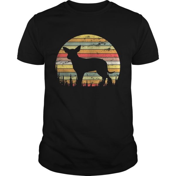 Mexican Hairless Dog Retro 70s Vintage Dog Shirt