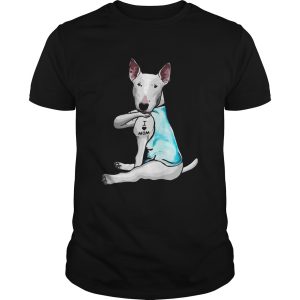 Miniature Bull Terrier Tattoos I Love Mom shirt