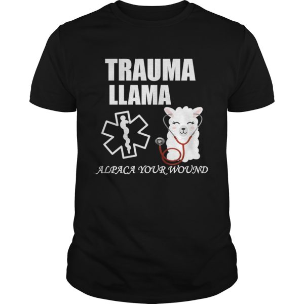 Ministry Of Trauma Llama Alpaca Your Wound Llama Lover TShirt