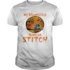 My Broomstick Runs On Stitch Halloween Tshirt
