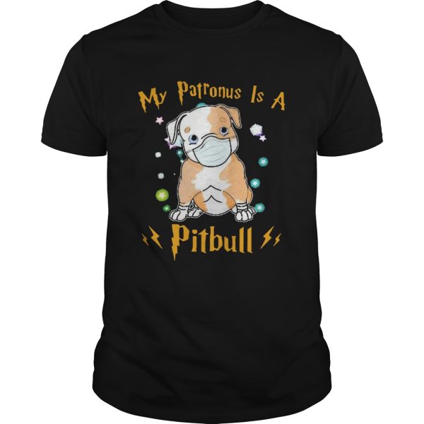 My Patronus Is A Pitbull Mask Coronavirus shirt