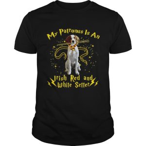 My patronus is an Irish red and white setter shirt