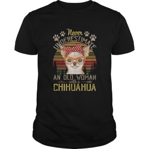 Never Underestimate An Old A Chihuahua Vintage shirt