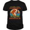 Never underestimate an old man with a Beagle vintage shirt