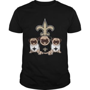 New Orleans Saints Pugs dog shirt