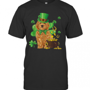 Nice Goldendoodle St Patrick’S Day Irish Dog Lover T-Shirt