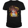 Nice Pit bull Wearing Turkey Hat Fall Autumn Happy Thanksgiving shirt
