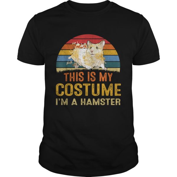 Nice This Is My Costume Hamster Vintage Halloween shirt