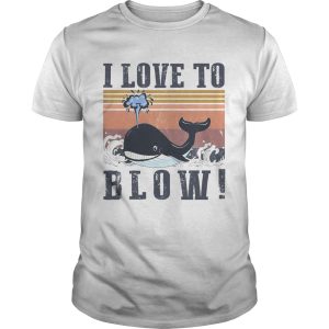 Ocean I Love To Blow Vintage shirt