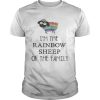 Official LGBT Im the rainbow sheep of the family shirt