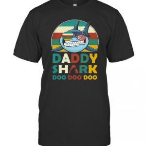 Oklahoma City Thunder Daddy Shark Doo Doo Doo Vintage T-Shirt