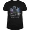Original Eat Sleep Warrior Cats Repeat Cat Lover shirt