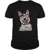 Original Funny Patriotic Dog Husky 4th Of July Usa Flag Shirt
