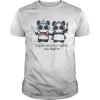 Panda couples who play together stay together shirt