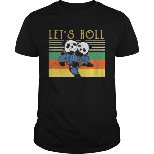 Panda let’s roll vintage shirt