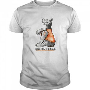 Paws For The Cure Multiple Sclerosis Awareness shirt