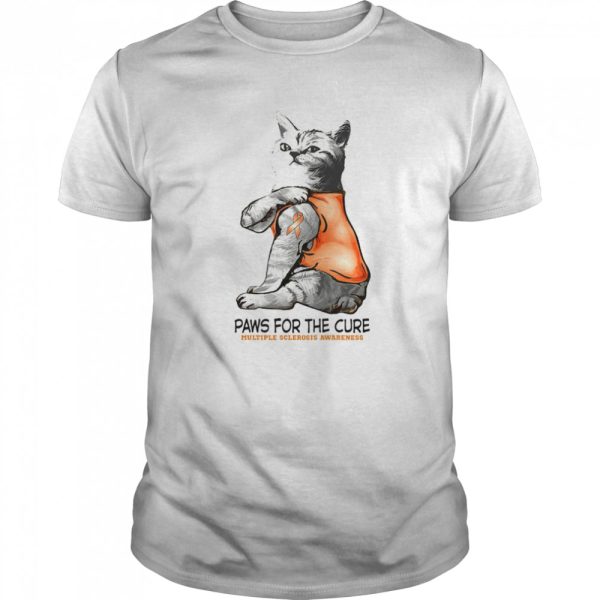 Paws For The Cure Multiple Sclerosis Awareness shirt