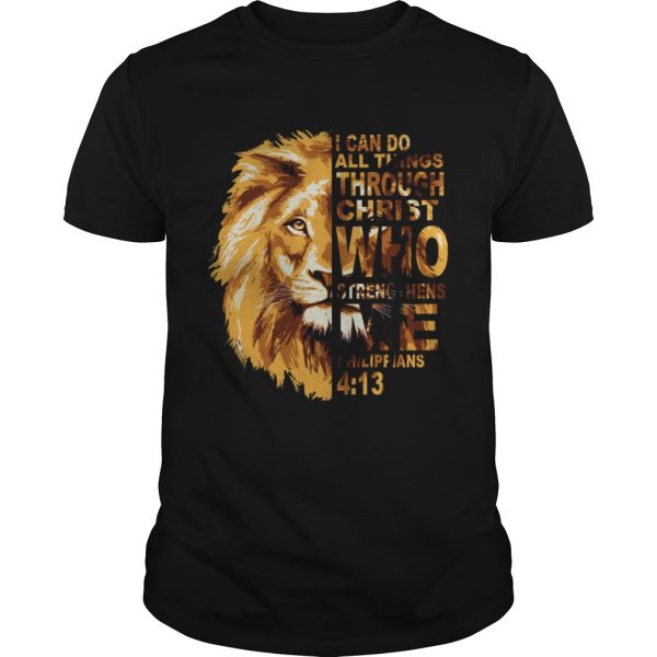 Philippians 413 Lion shirt