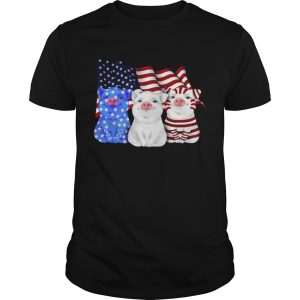 Pigs American Flag shirt