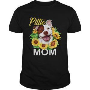 Pillie staffordshire Mom sunflowers shirt