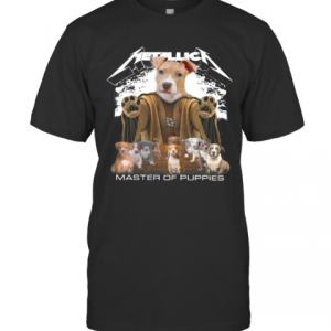 Pitbull Metallica Master Of Puppies T-Shirt