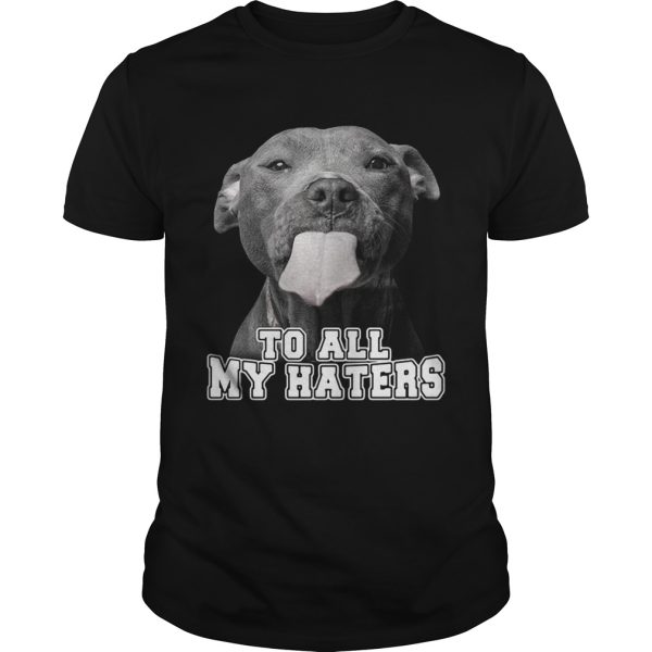 Pitbull to all my haters shirt