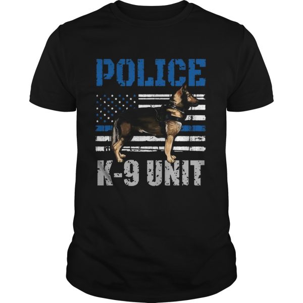 Police K9 Unit Shirt Thin Blue Line Officer Dog Costume Pullover shirt