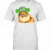 Pomeranian Lucky Shamrock Kiss Me I’M Irish St. Patricks Day T-Shirt