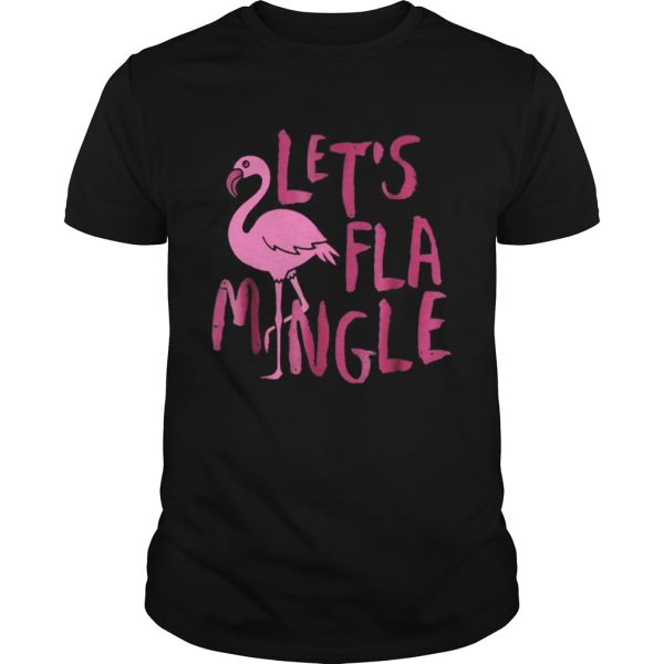 Premium Lets Flamingle Flamingo Beach Summer shirt