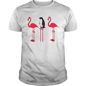 Pretty Pink Flamingo Lover Penguin Disguise shirt