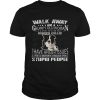 Pretty Walk Away I Am A Grumpy Old Woman I Live With My Border Collie Dog Lover shirt