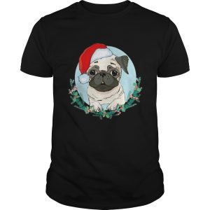 Pug Santa Merry Christmas shirt