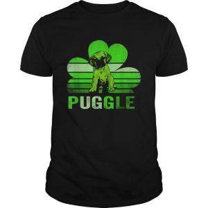 Puggle shamrock St Patricks day shirt