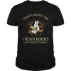 Rabbit that’s what I do I read books and I know things shirt