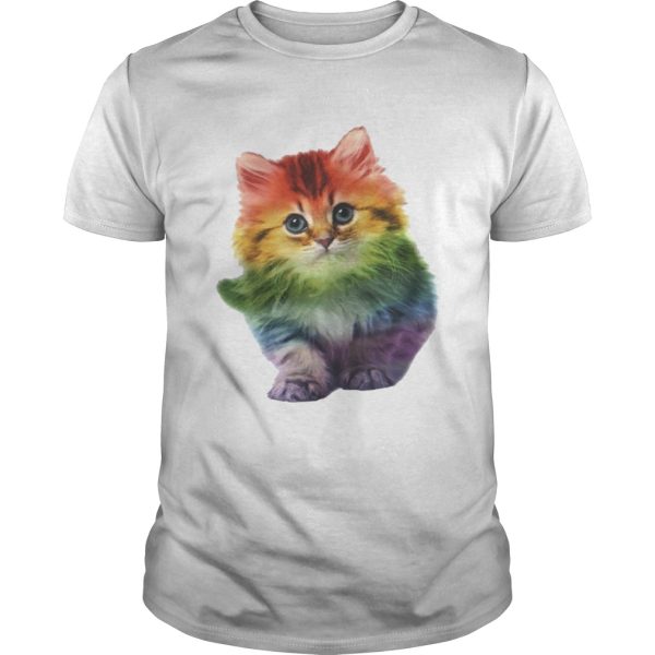 Rainbow Cat LGBT Pride Month TShirt