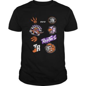 Raptors All Logos shirt