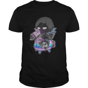 Raven Riding A Llama Fortnite shirt