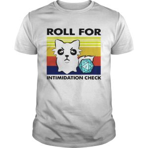 Roll For Intimidation Check shirt