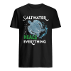 Saltwater Heals Everything Turtle Lover Gift T-Shirt