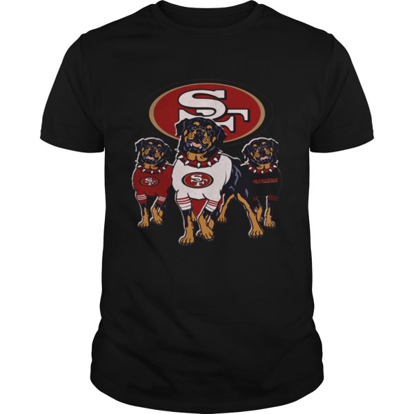 San Francisco 49ers Rottweiler shirt