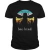 Save The Bees Autumn Sunset Treeline Bee Kind shirt