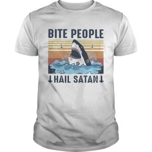 Sharp bite people hail satan vintage shirt