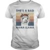 Shes A Bad Mama Llama Vintage shirt