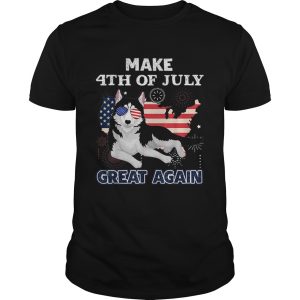 Siberian Husky Make 4th Of July Great Again Dog shirt