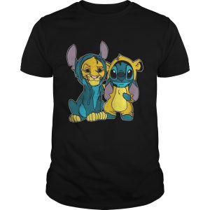 Simba and Stitch best friend shirt