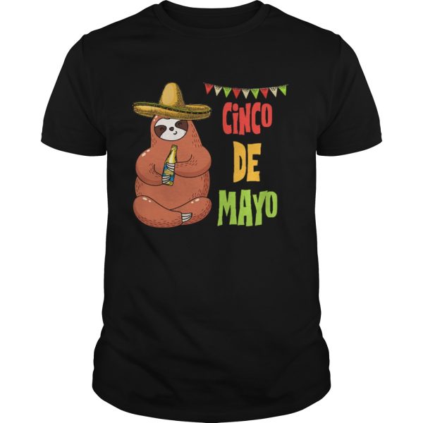 Sloth Cinco de Mayo shirt