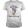 Snoopy honor the fallen thank the living shirt